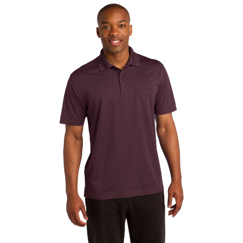 Sport-Tek Micropique Sport-Wick Pocket Polo. 33