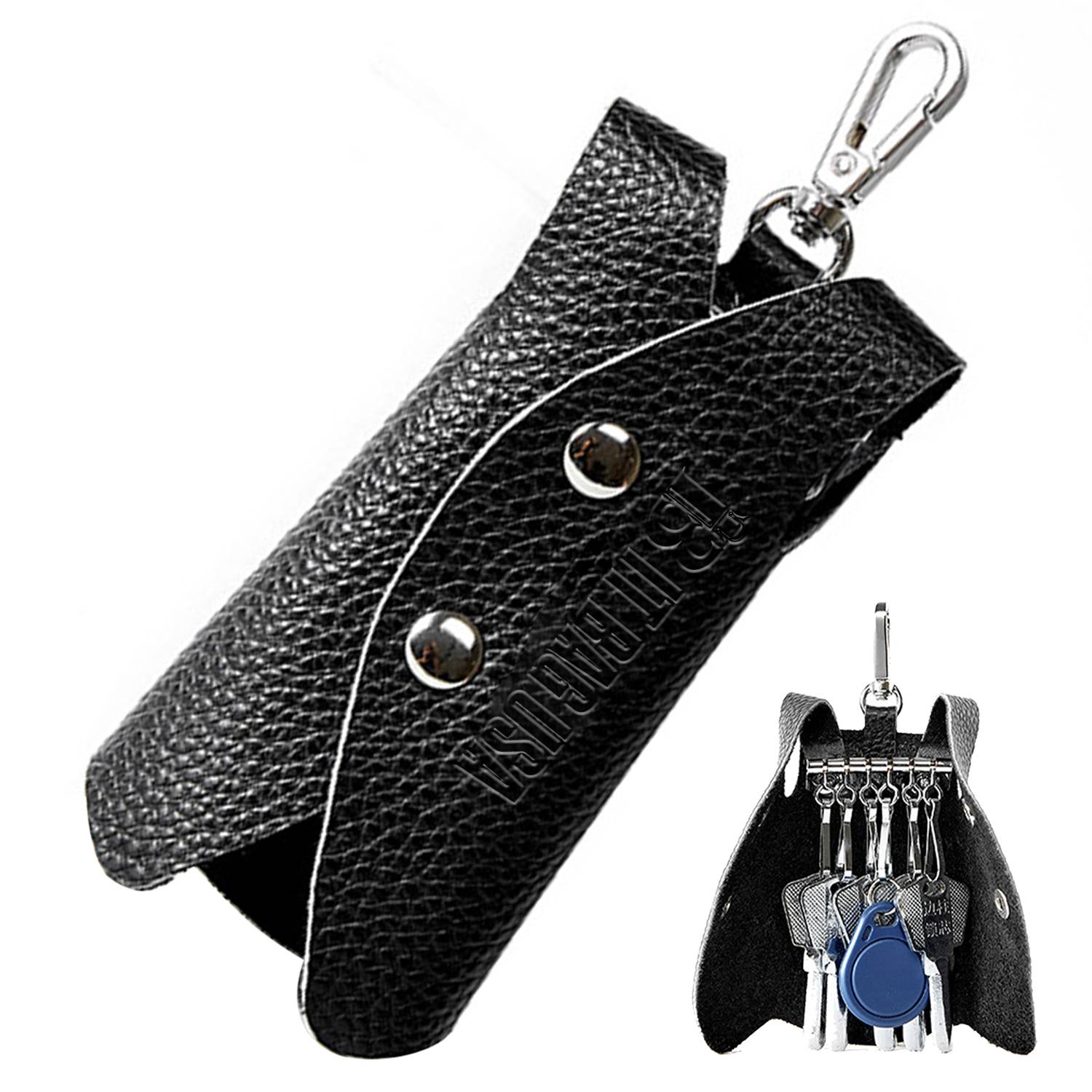Genuine Leather Portable small key pouch 6