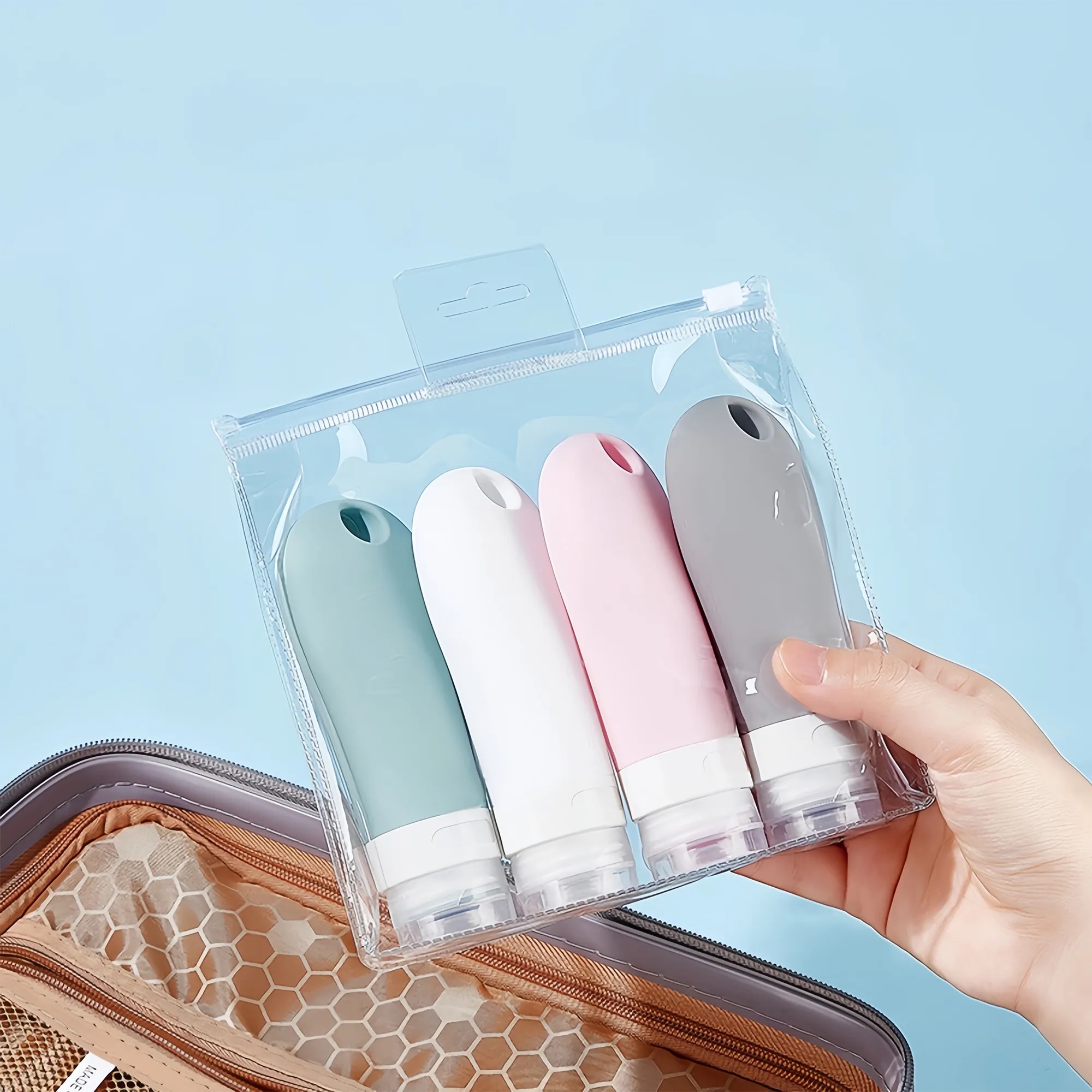 Silicone Squeeze Dispensing Bottle Set Free Shipping 2