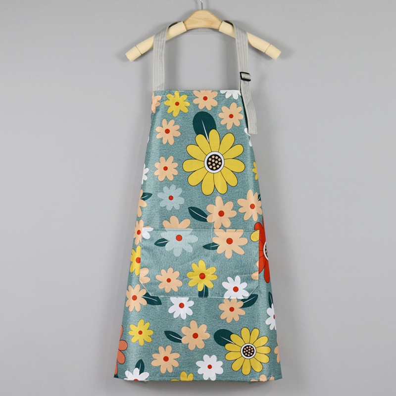 Peach Velvet Apron 9
