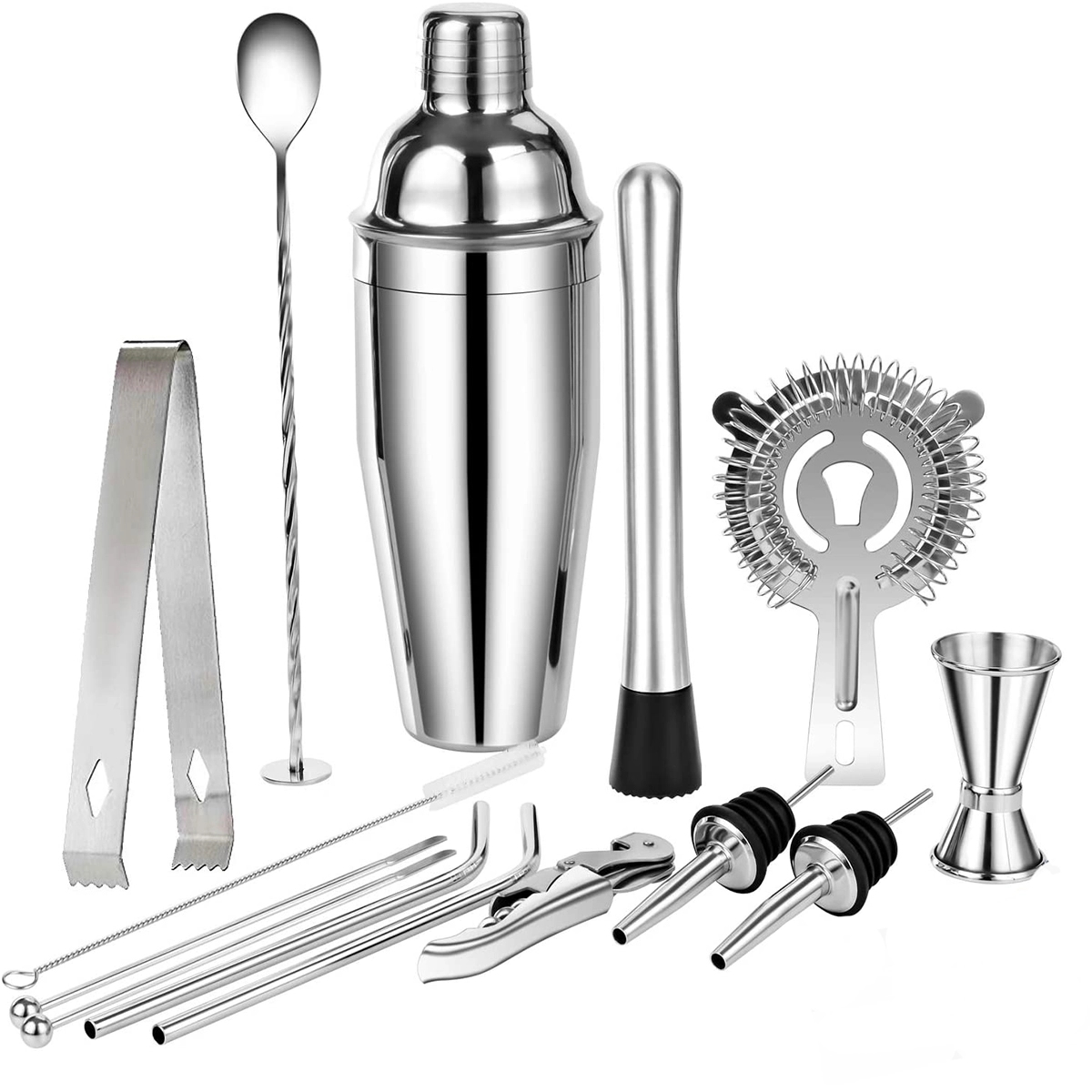 14-Piece Cocktail Shaker Set 1