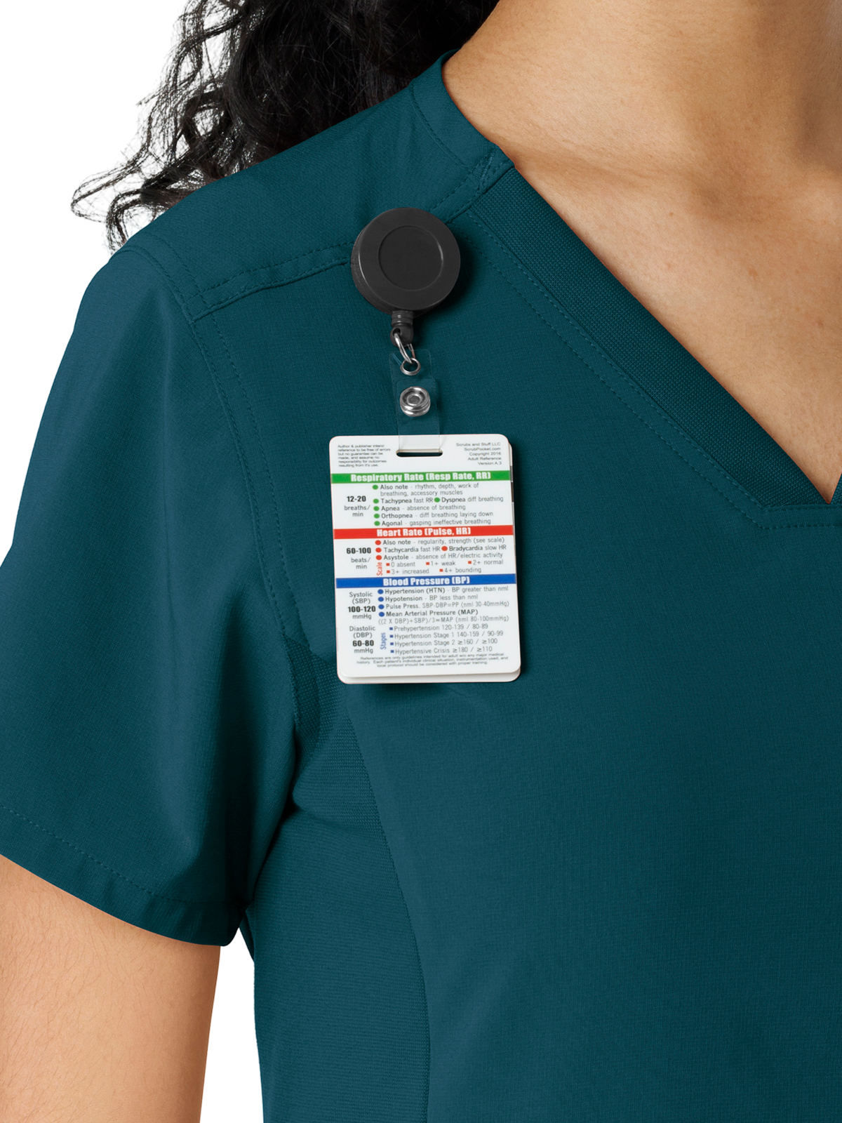 Carhartt Scrubs - Force Essentials - Women's Knit Panel Top 7