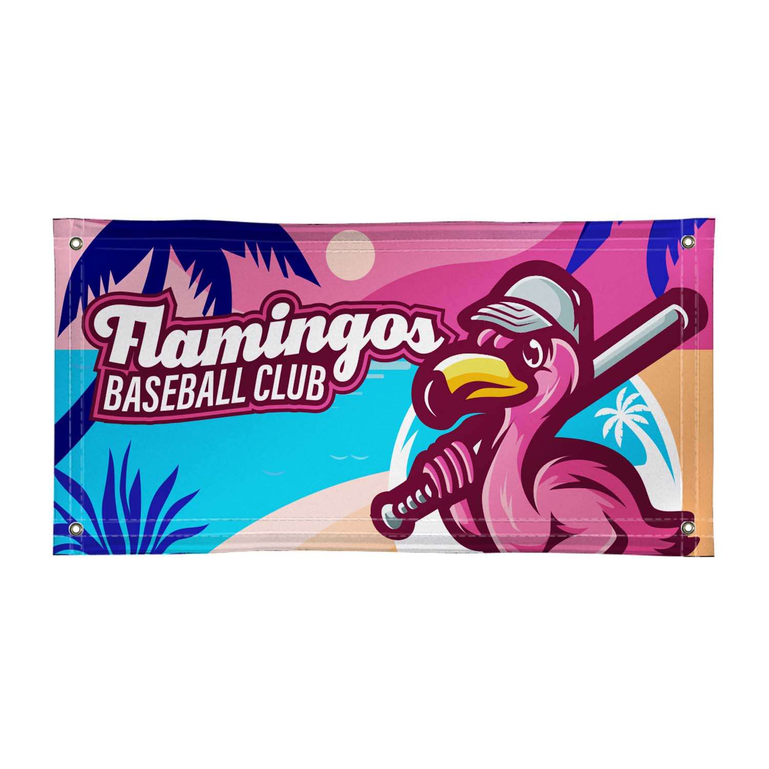 2' x 4' Nylon Banner Single-Sided