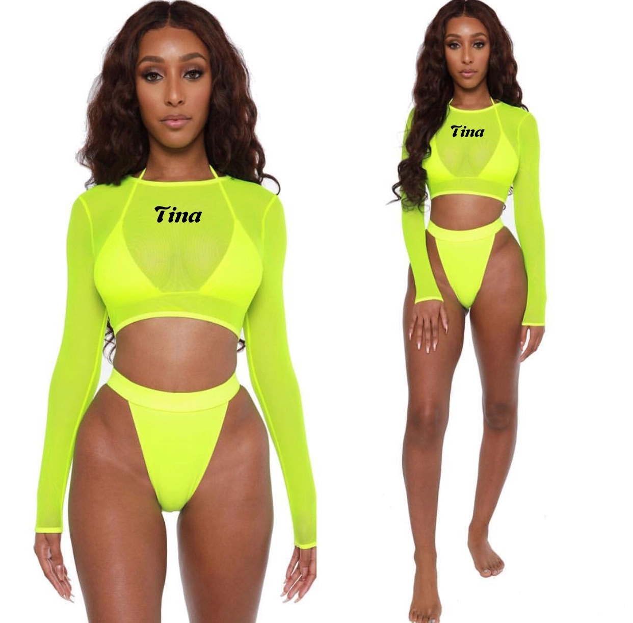Elastic string strappy women sexy bikini swimsuits swimwear 5