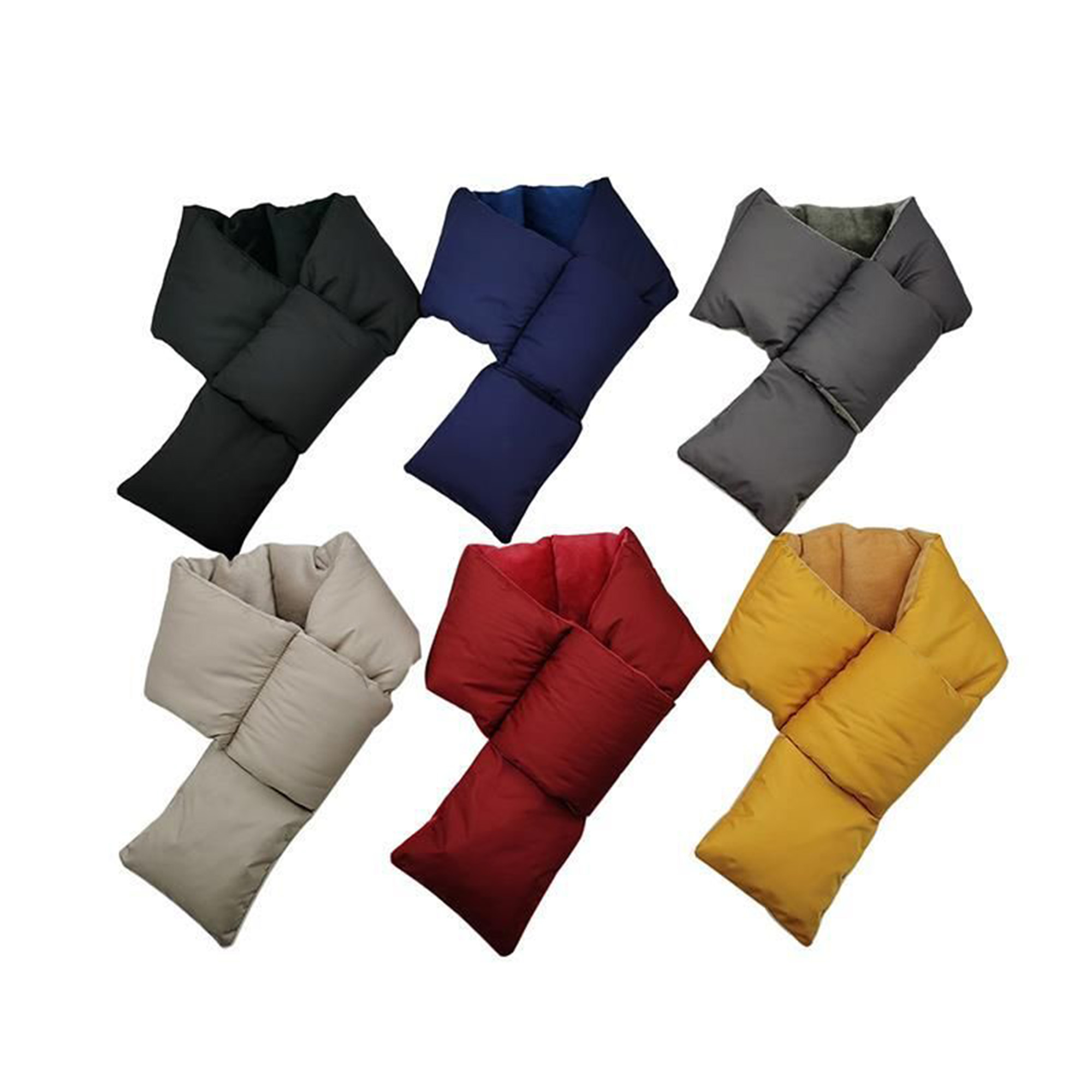 Winter Warm Down Cotton Scarf 2