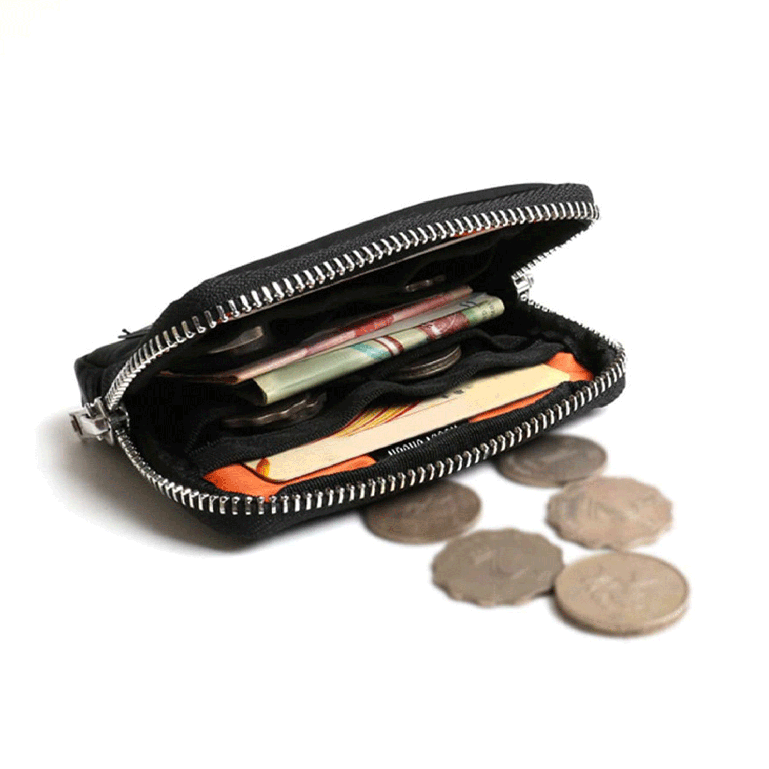 Mini Women Men Wallets Waterproof Nylon Belt Bag Coin Purse 1