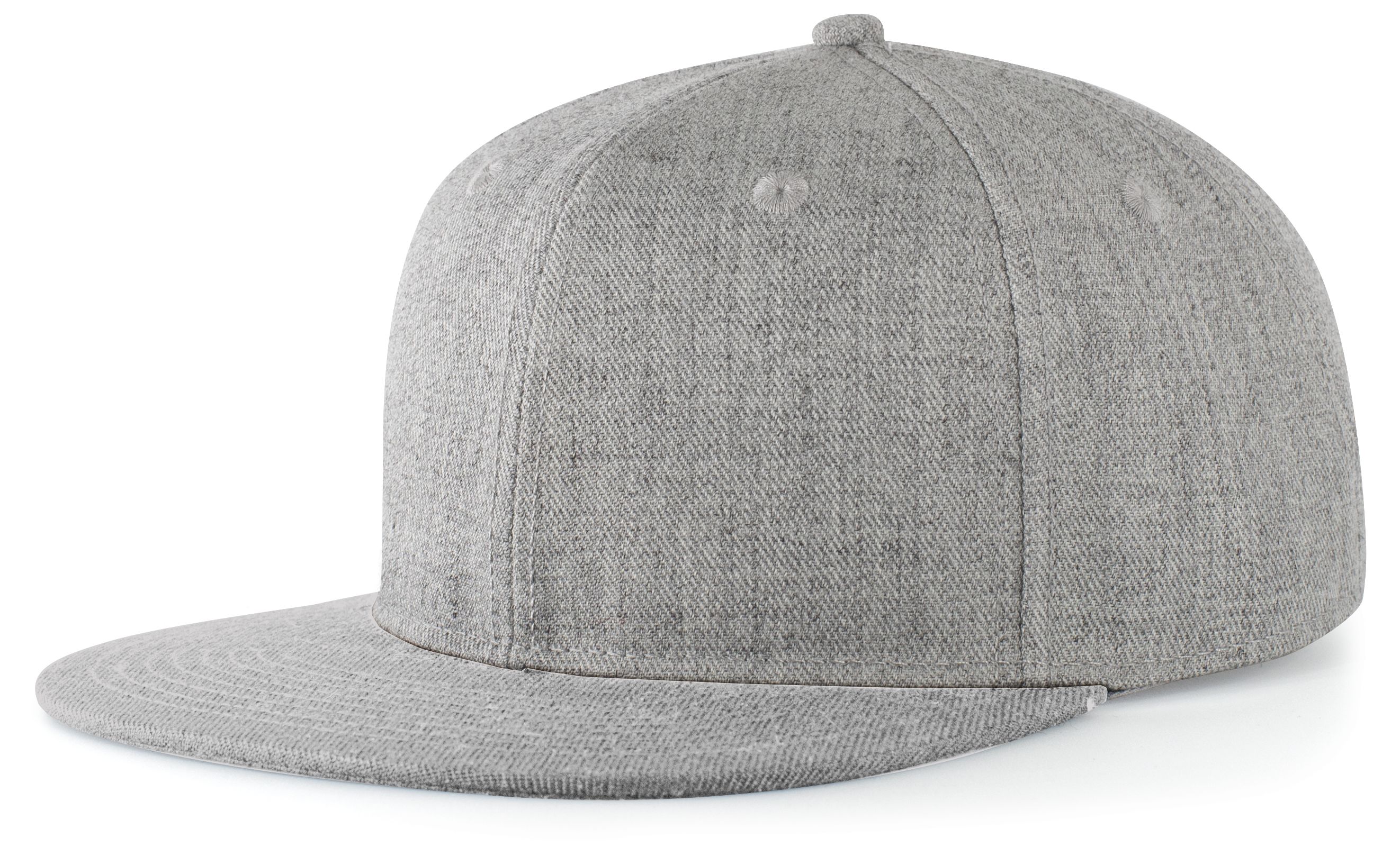 Wool Blend Heather Snapback Cap 3
