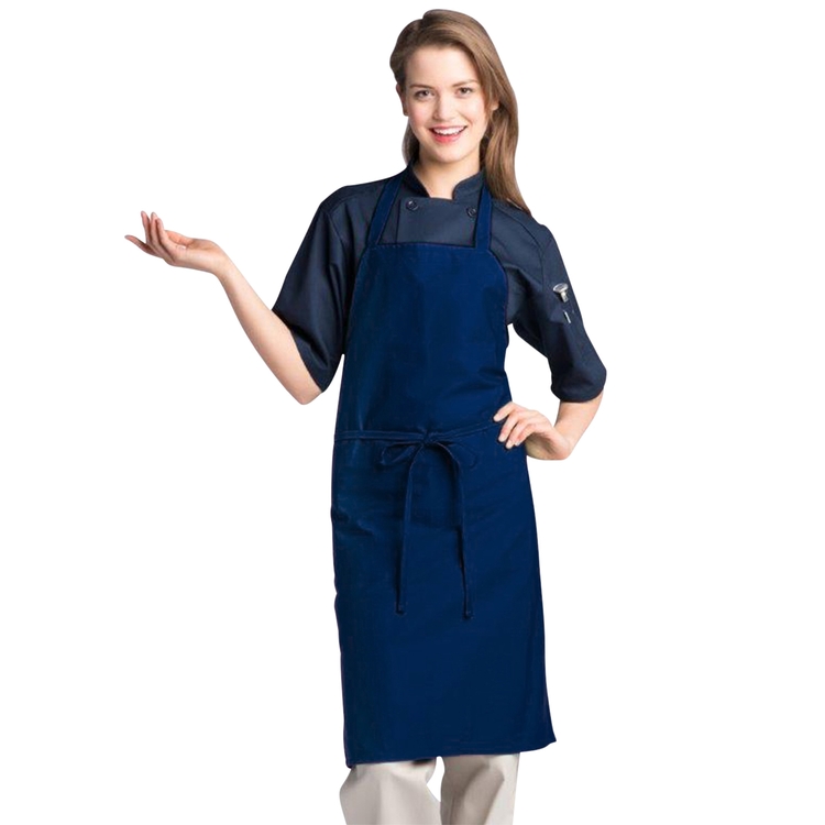 Navy Classic Bib Apron 2