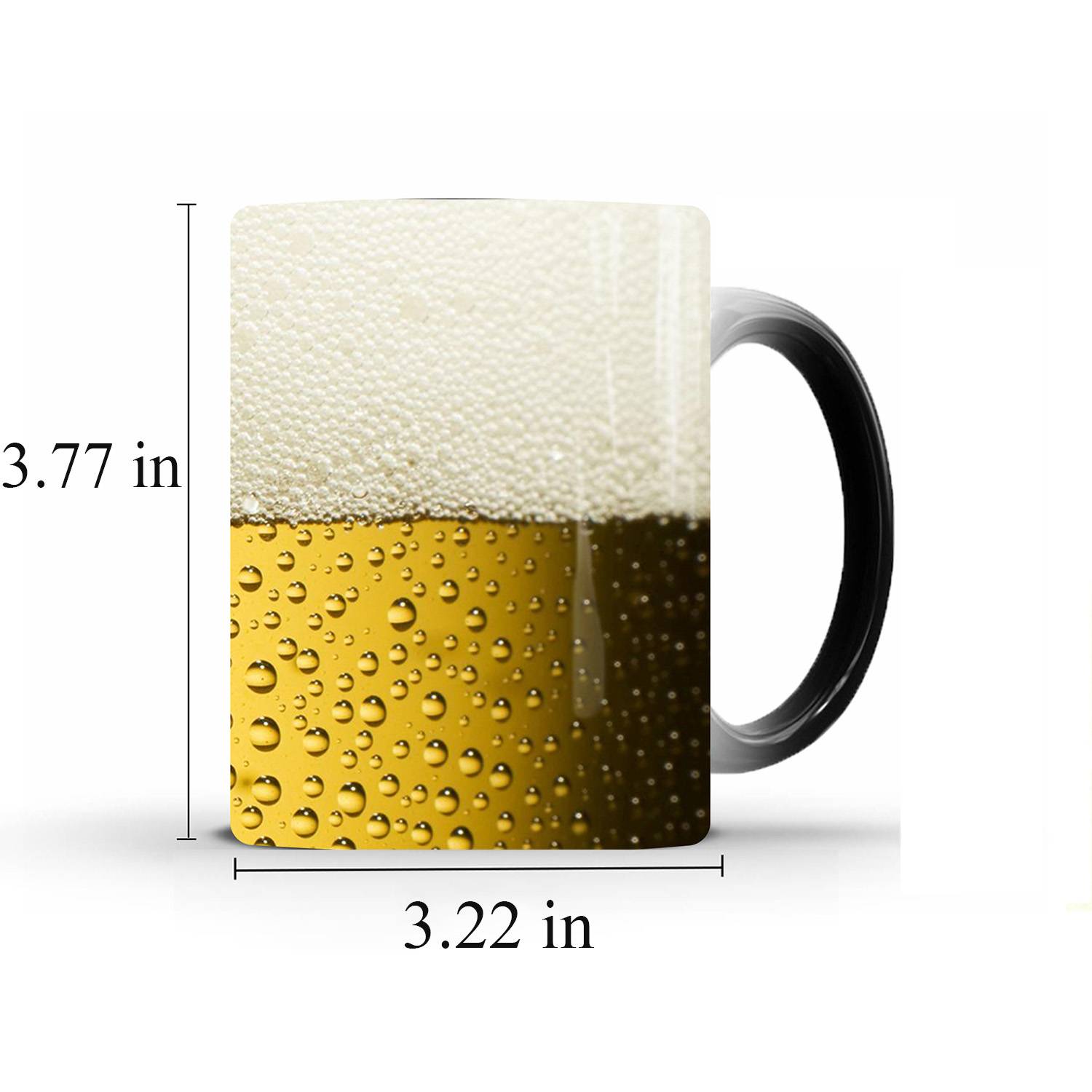 11oz Color-Changing Ceramic Mug - Thermosensitive Design 2