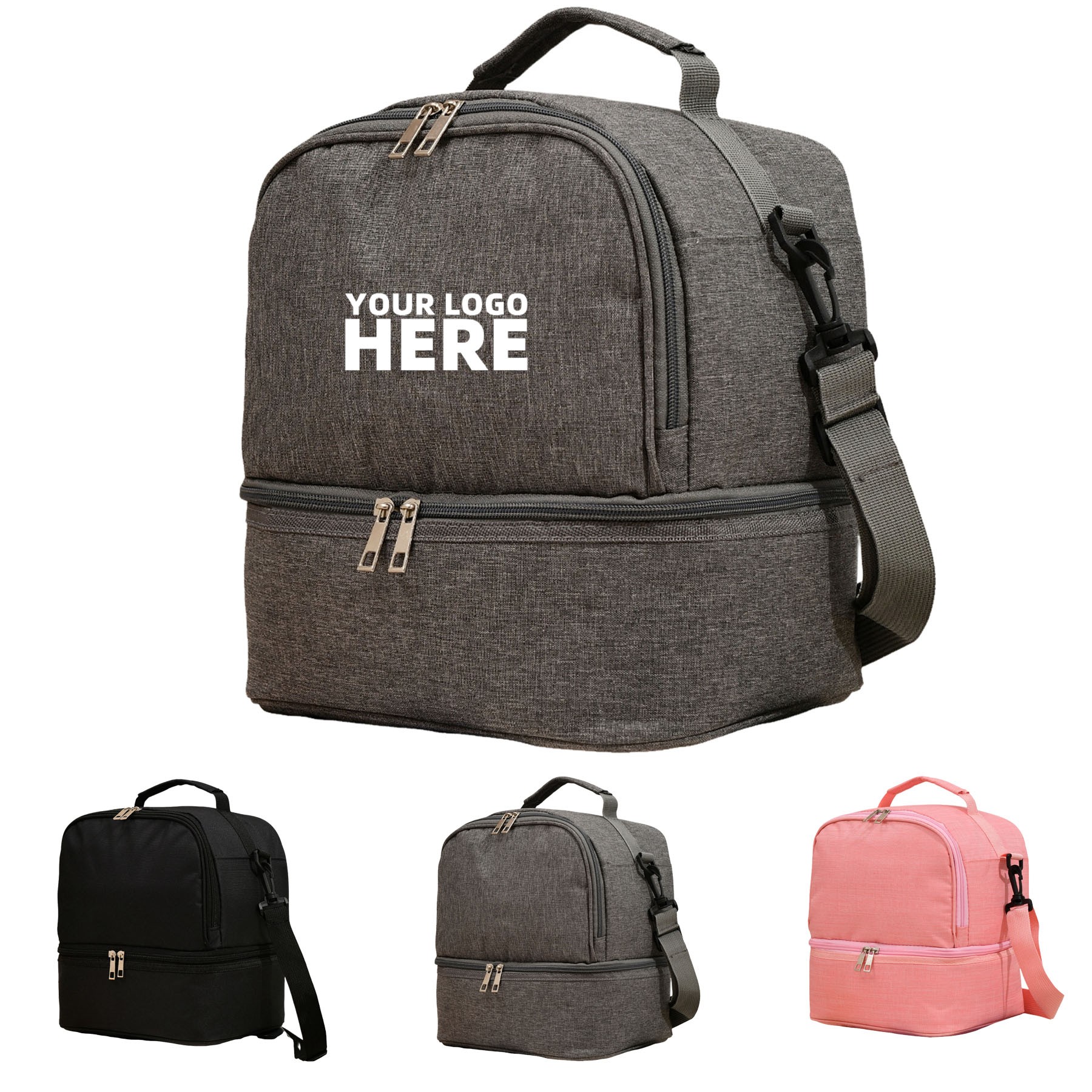 Insulated Dual Compartment Lunch Bag