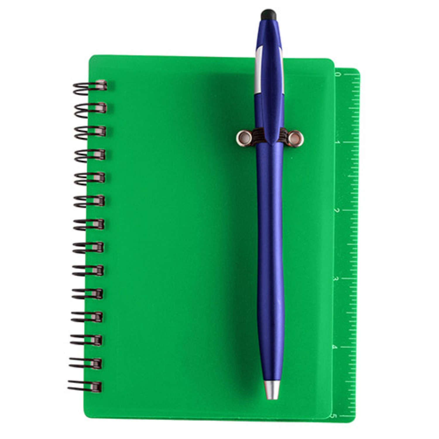Jothaven 4.15 x 5.5  Translucent Plastic Spiral Journal with Pen 20