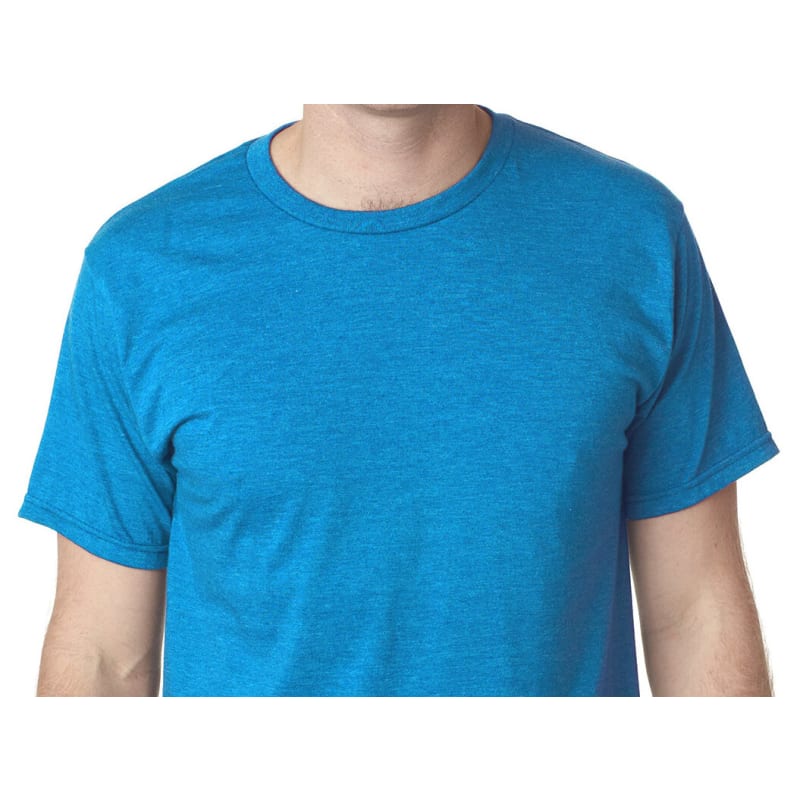 Bayside Adult Adult Heather Ring-Spun Jersey Tee 2