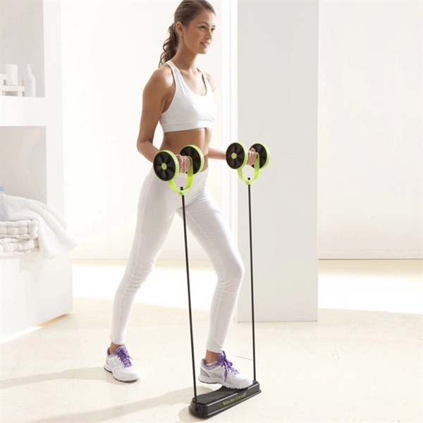 Multifuncti Muscle Training Pull Rope Fitness Wheel 3