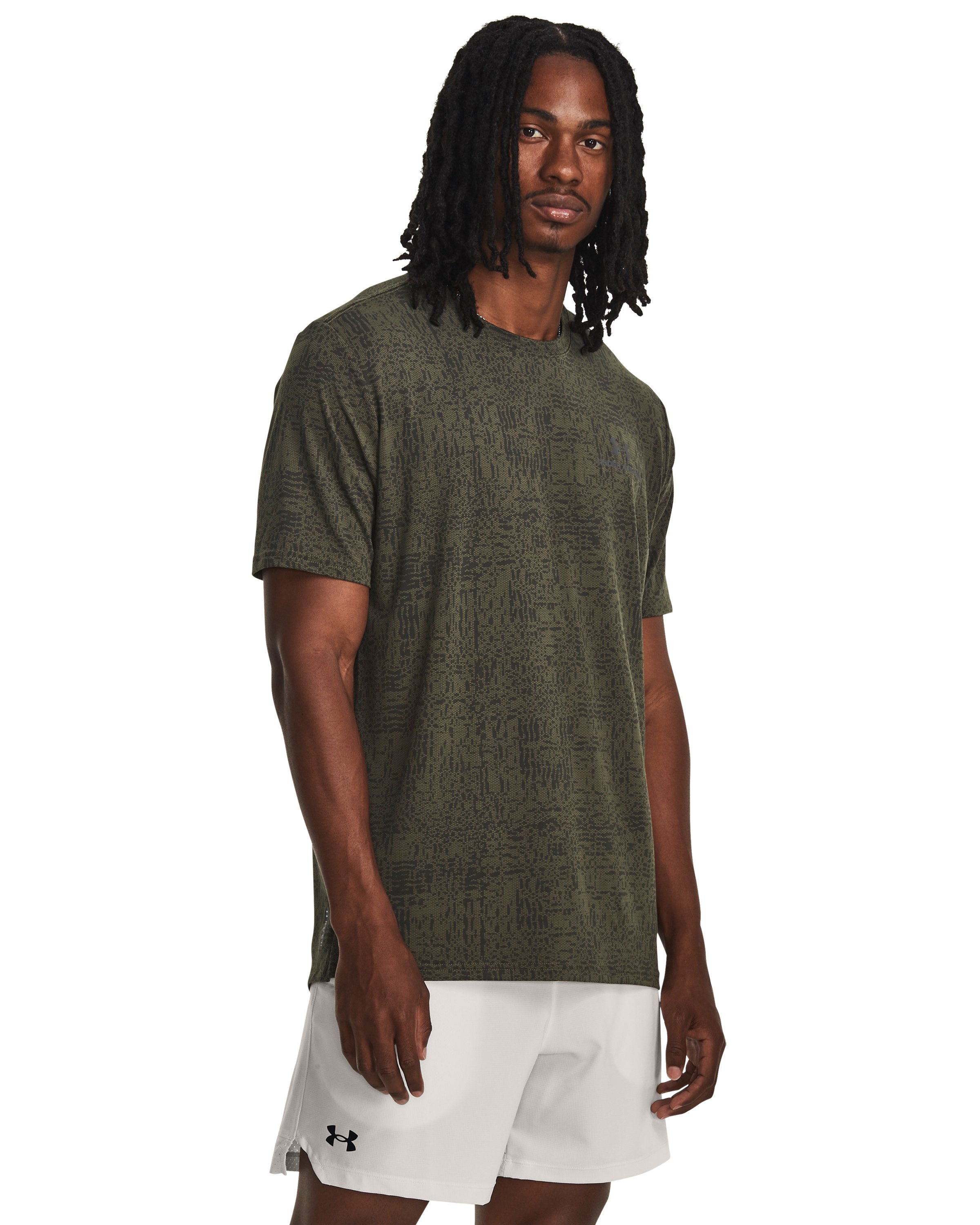 UA RUSH Energy Print Men's Short Sleeve 10