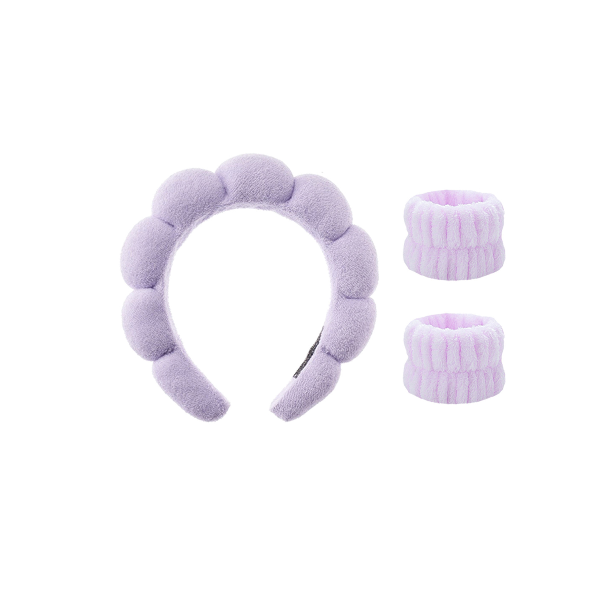 Spa Headband Wristband Set Three Piece 5
