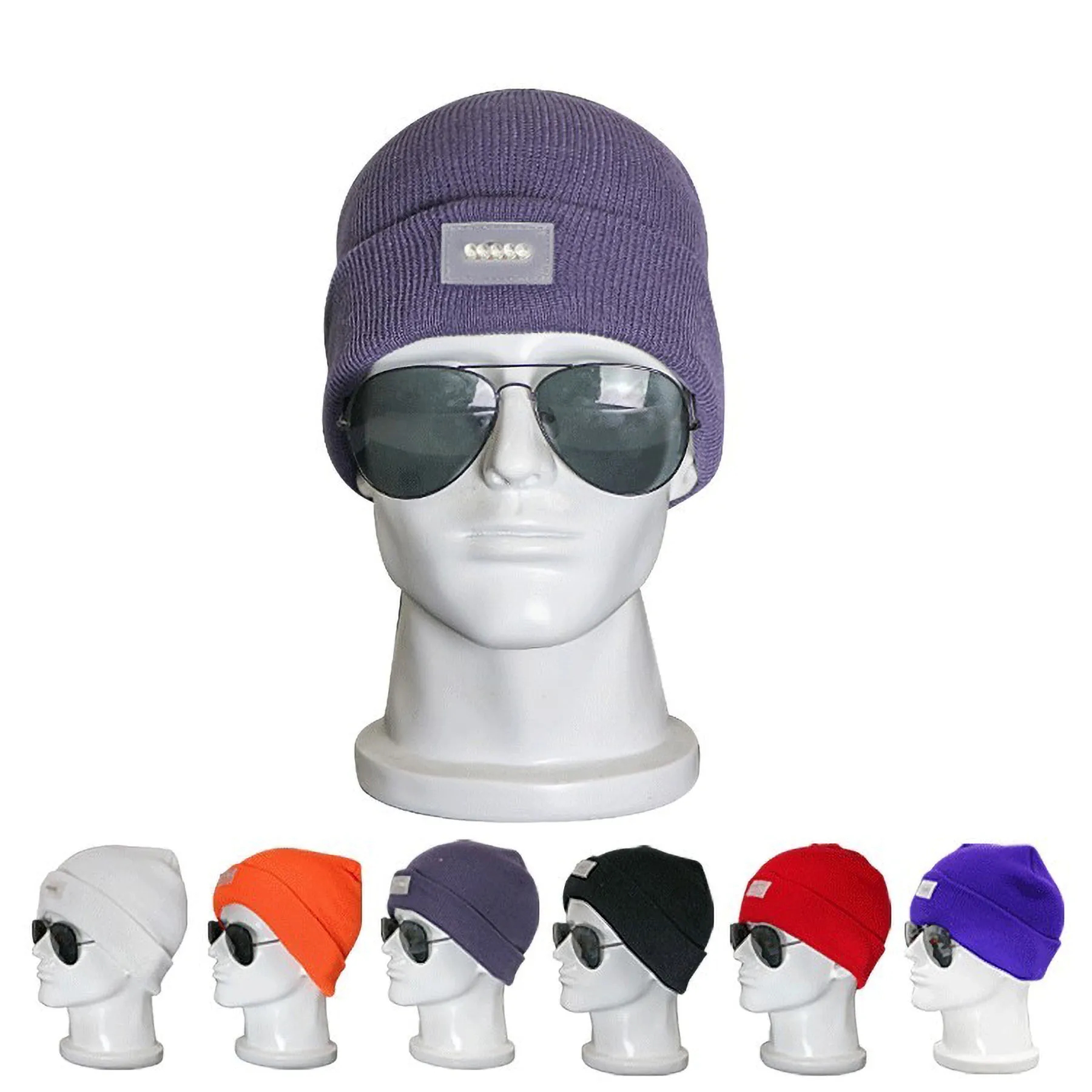 LED Light Beanie Hat 10