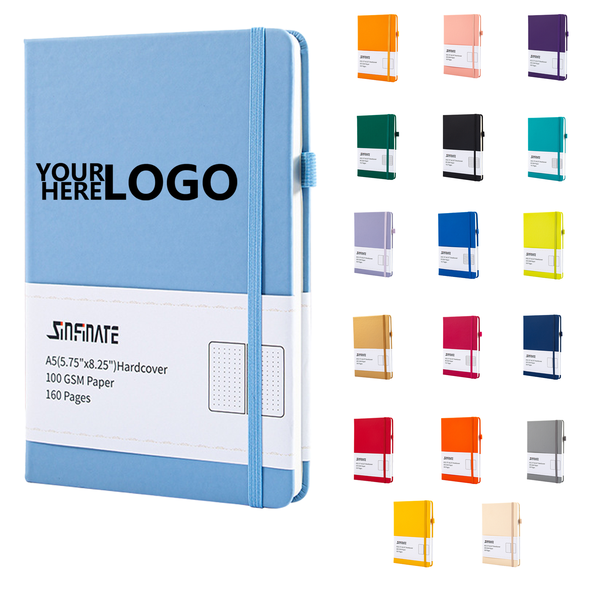 Premium A5 Journal with Leather Cover 2