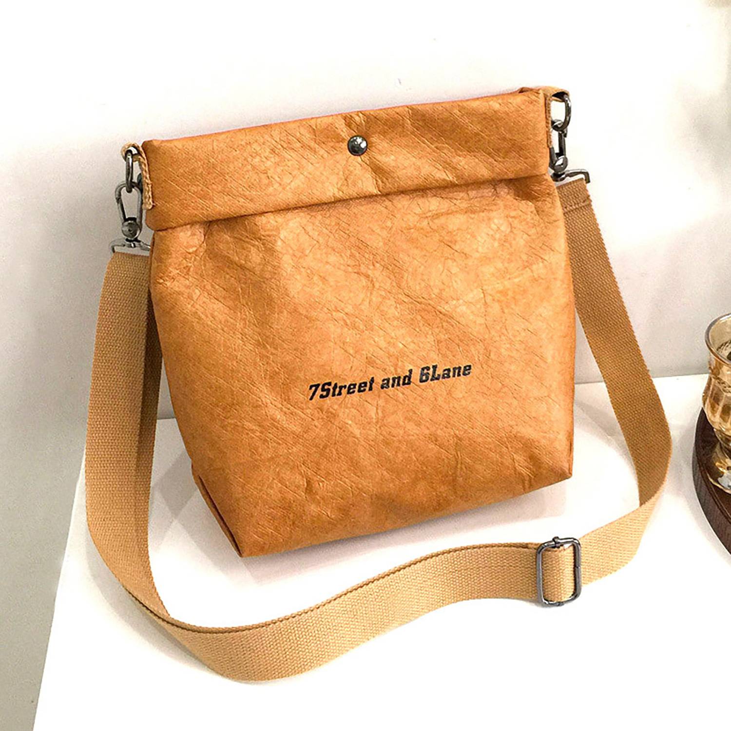 Versatile Fashion Eco-friendly Tyvek Paper Crossbody Bag 7