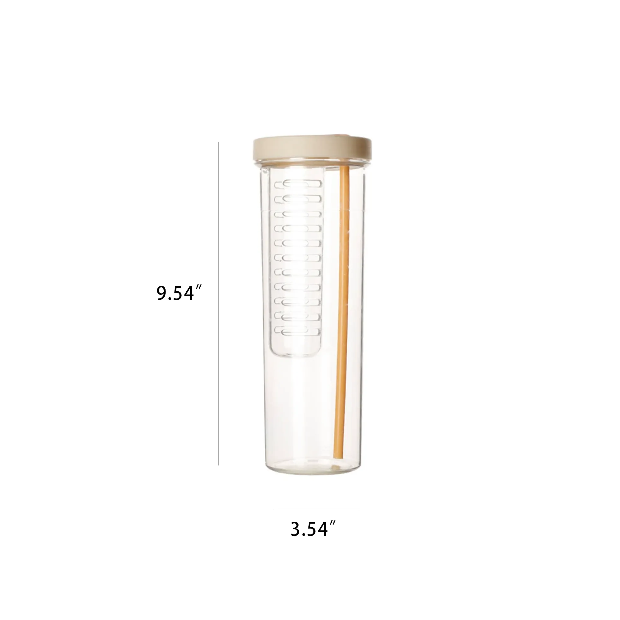 Large Capacity Plastic Fruit Infuser Water Bottle 5