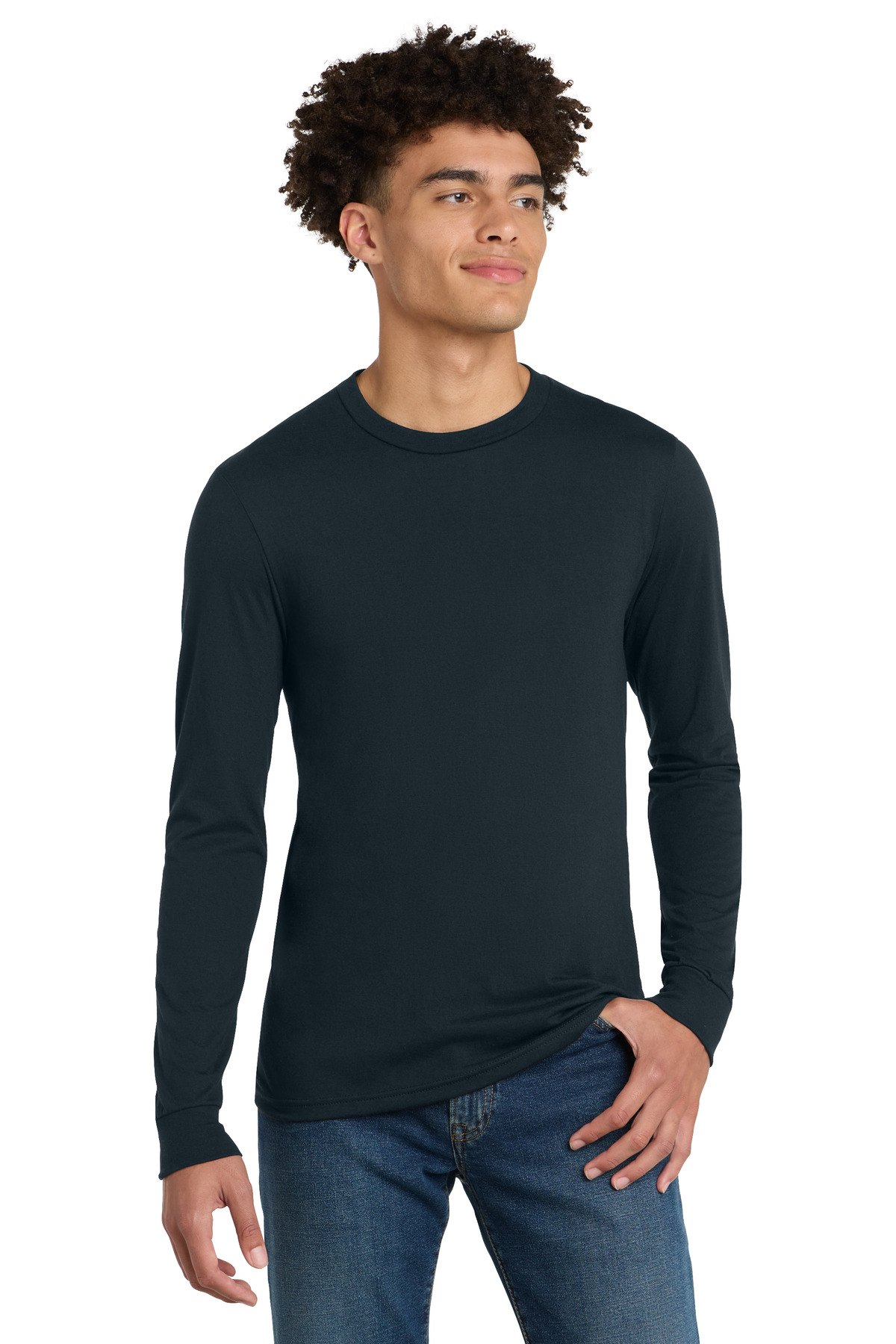 District Perfect Tri Long Sleeve Tee . DM132 6