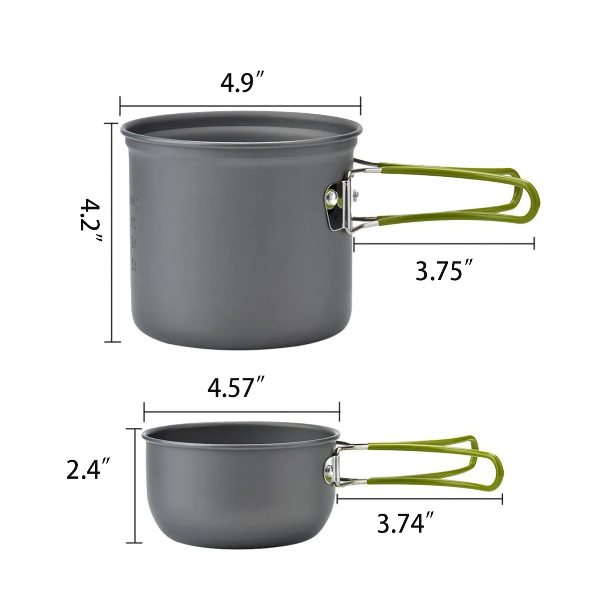 Portable Safety Multi-Purpose Outdoor Camping Pot Set 3