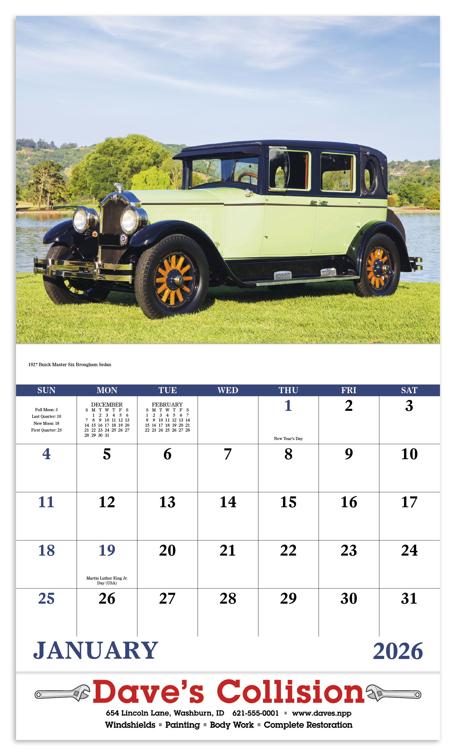 Good Value™ Antique Autos Calendar 67