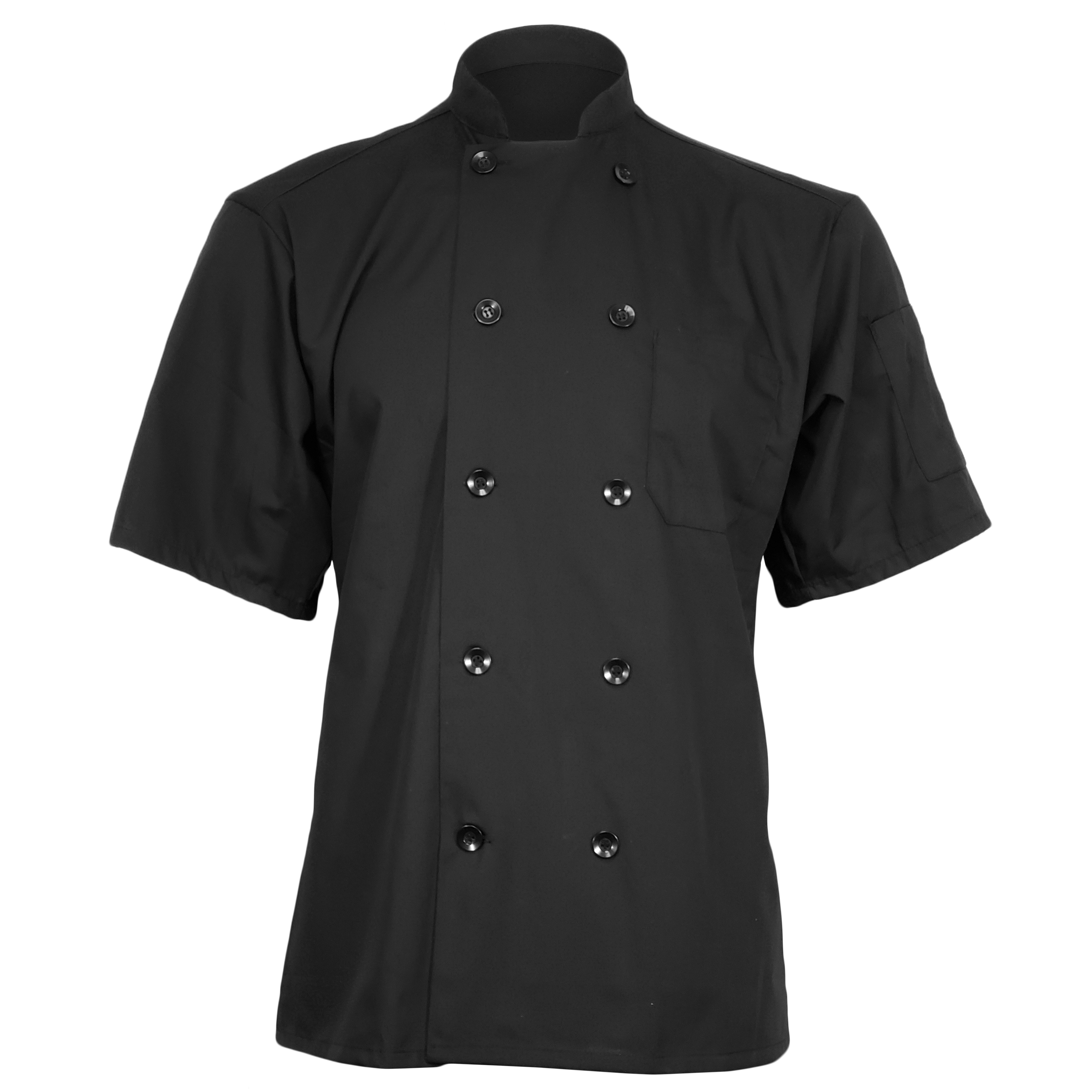 Mesh Back Chef Coat with Short Sleeves (BLANK) 6