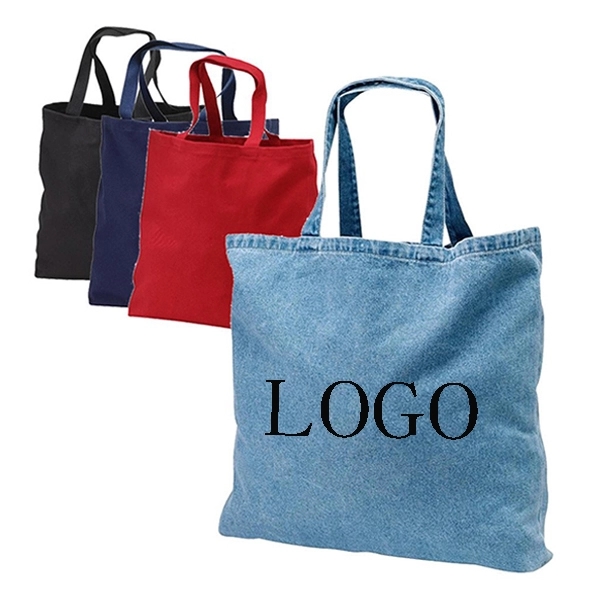 Denim Shopping Tote Bags 5