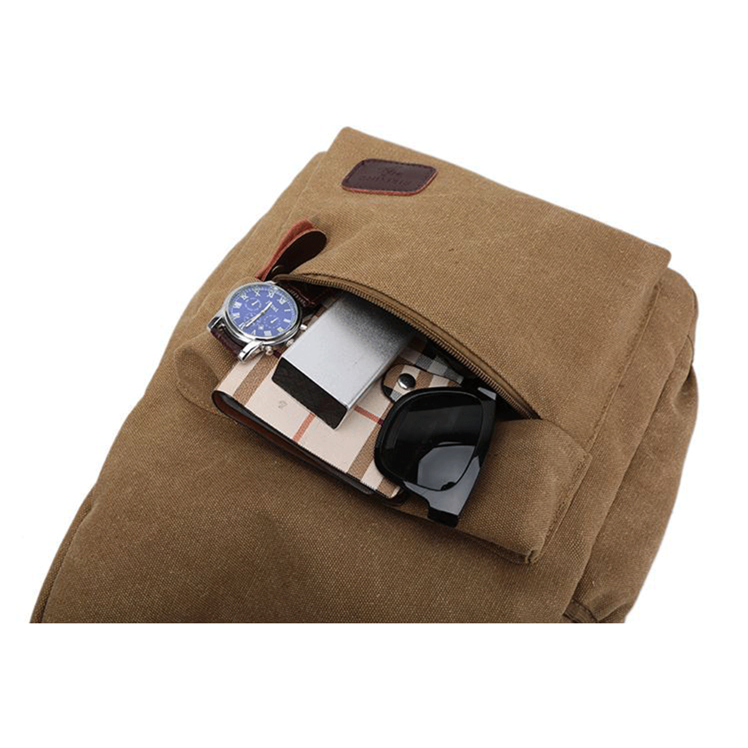 Oxford Canvas Travel Hiking Vintage Retro Style Backpack 14