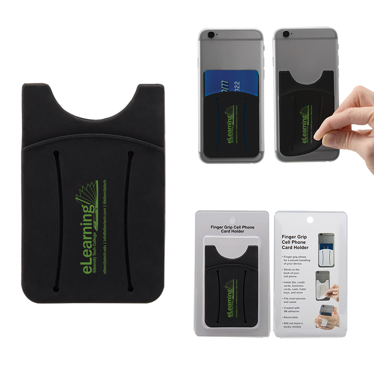 Finger Grip Cell Phone Card Holder w/Packaging 5