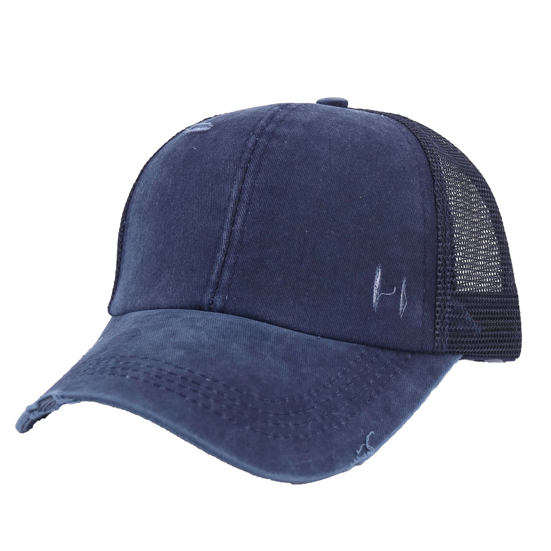 Ponytail Baseball Cap with Mesh 12