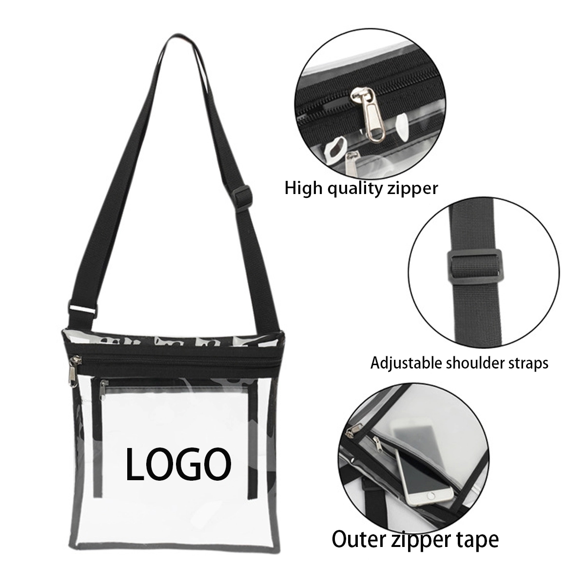 Transparent Crossbody Bags For Women & Men 5