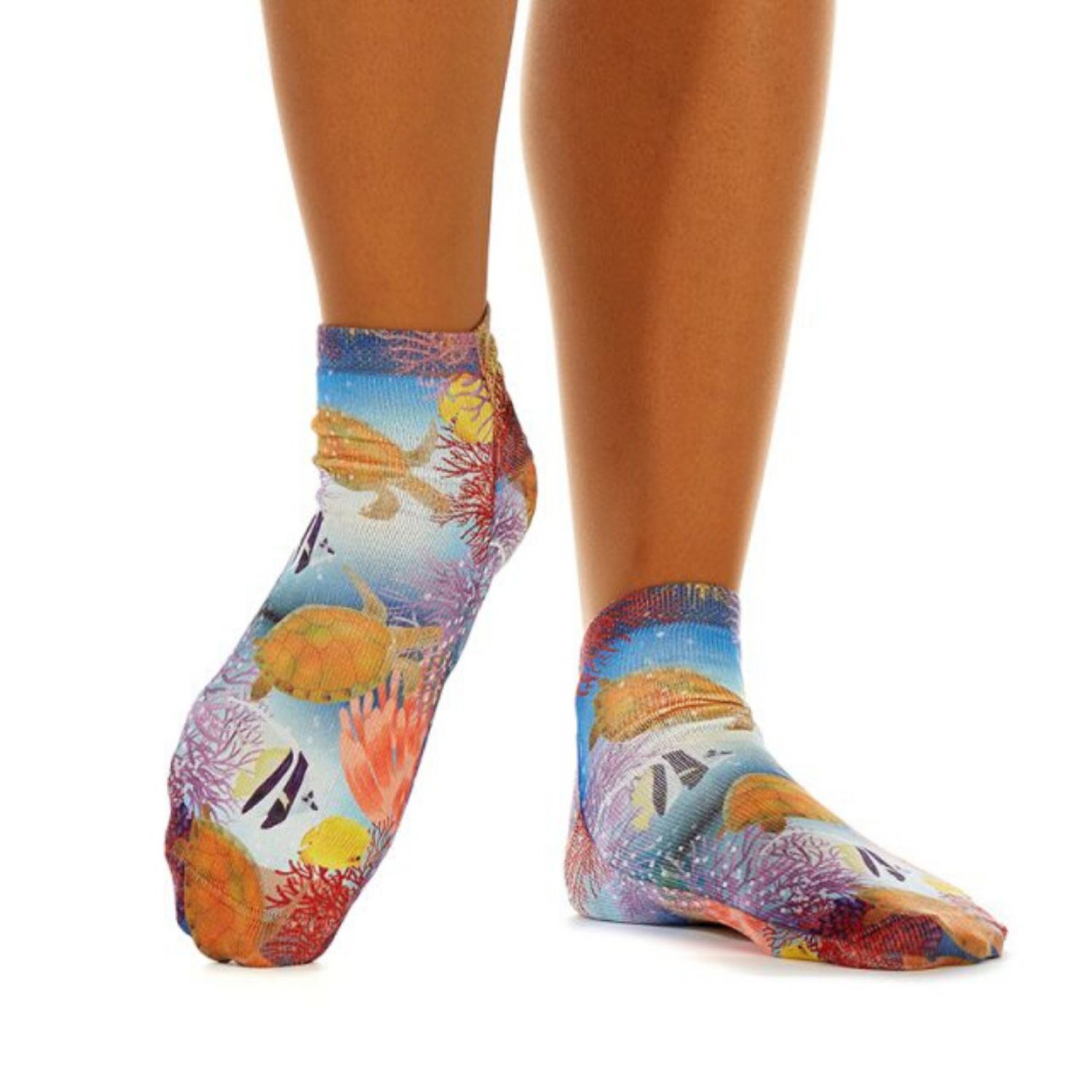 Low cut sublimated full color Socks, 200 needle 4