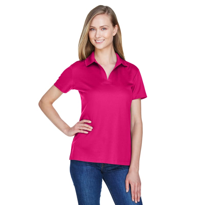 Devon & Jones CrownLux Performance™ Ladies' Plaited Polo 5