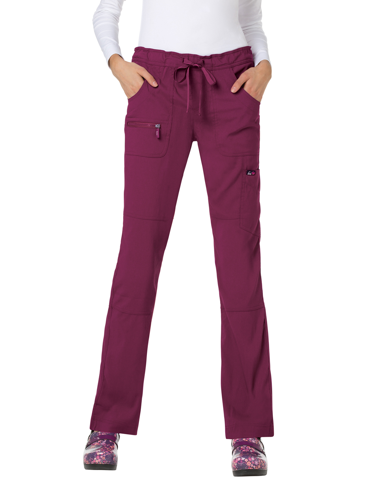 koi - Lite - Women's Six-Pocket Stretch Peace Pant 8