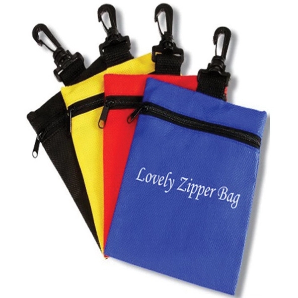 Nonwoven Zipper Pouch with Belt 1