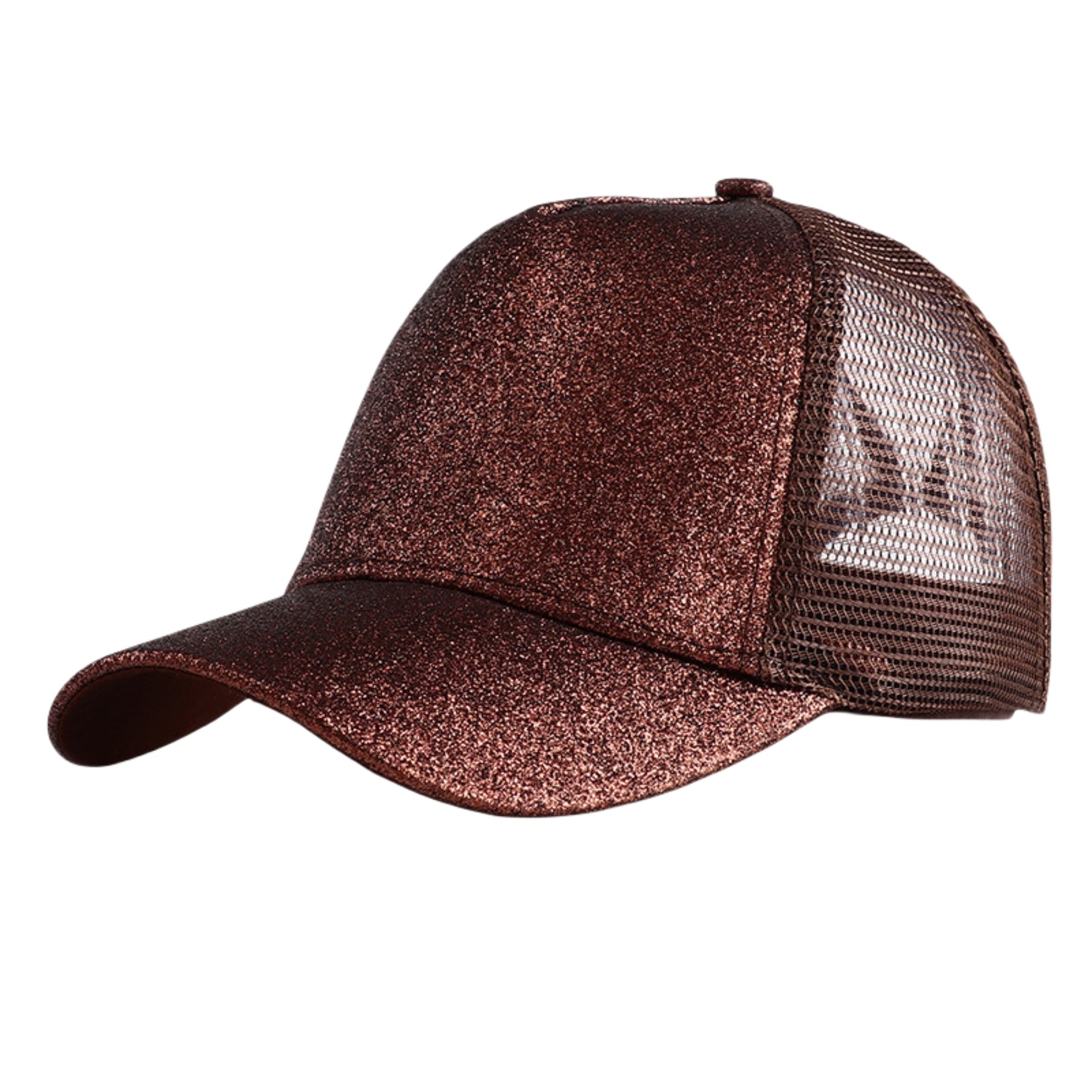 Glitter Ponytail Mesh Cap 2