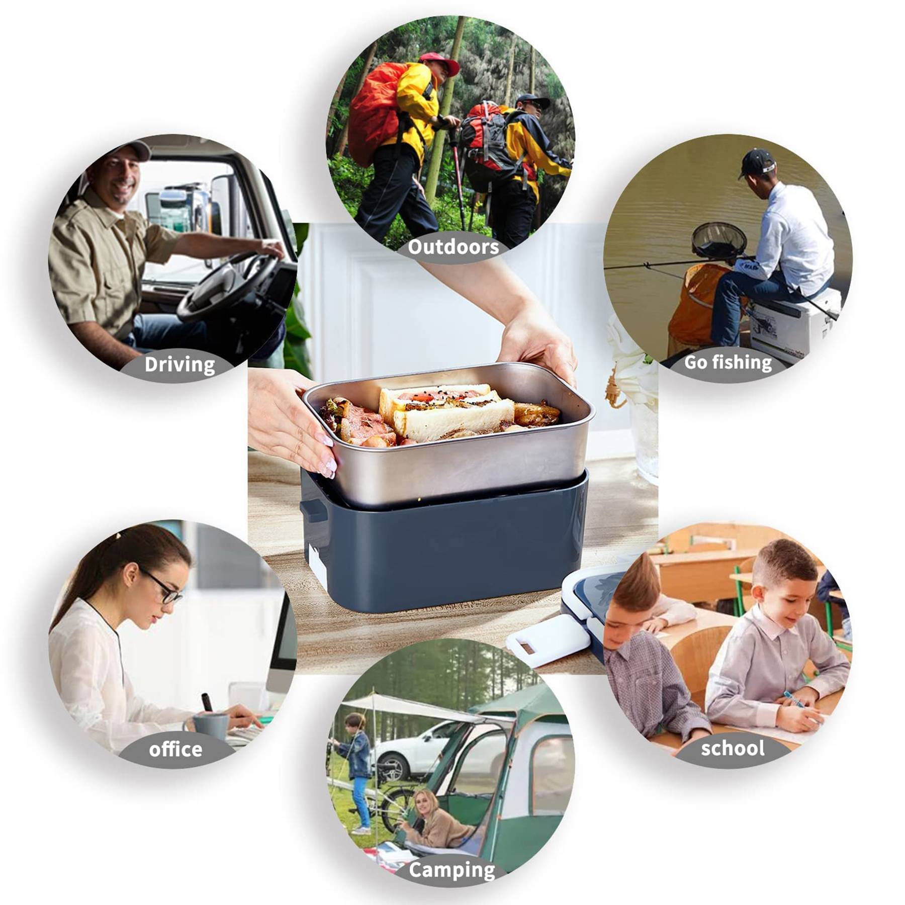 Portable Electric Lunch Box 5