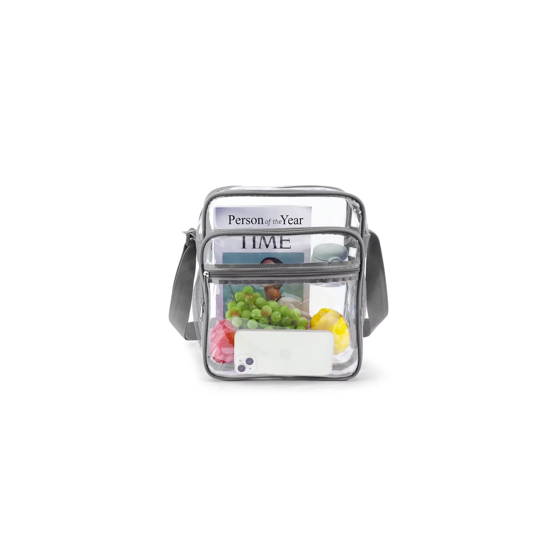 Clear Crossbody Bag with Adjustable Shoulder Strap 6