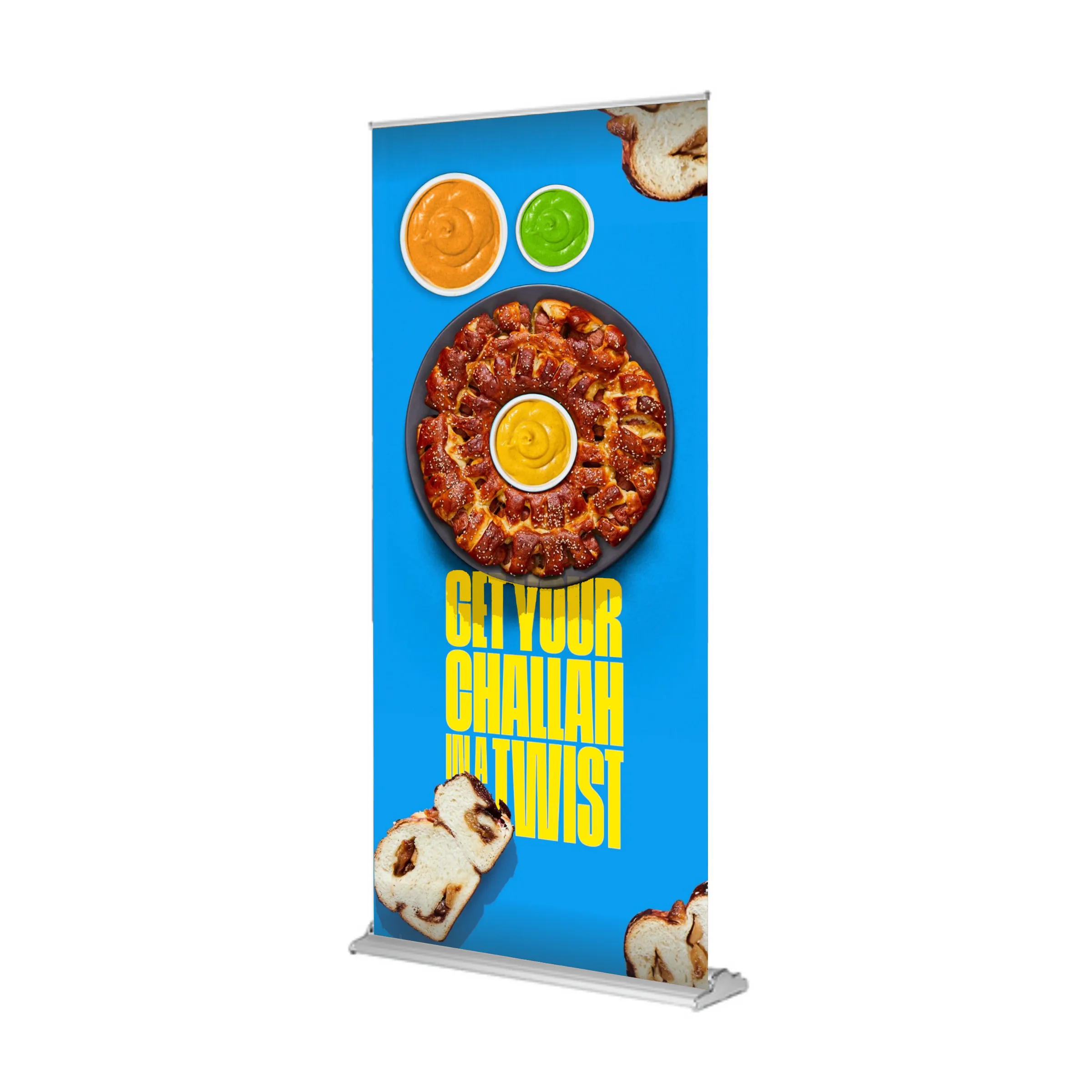 36" x 84" Wide Super Deluxe Retractable Banner Kit 7