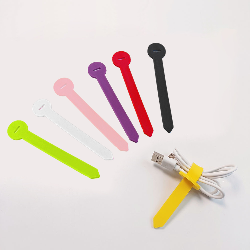 Custom Silicone Cable Tie Organizer 2