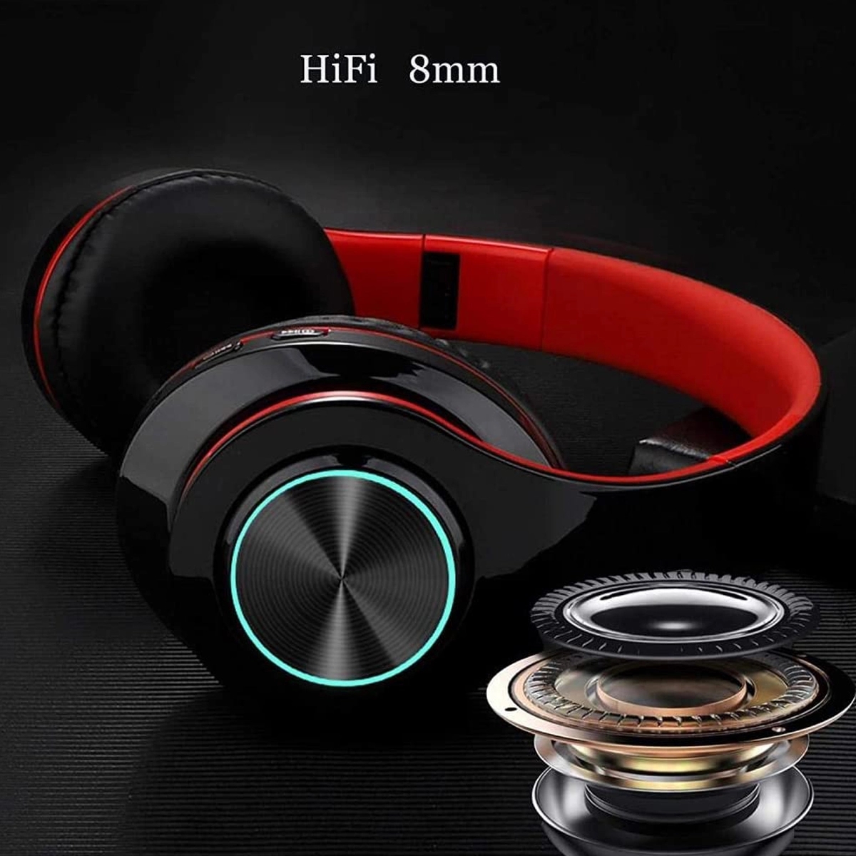 Wireless Foldable Headphones with Microphone 7