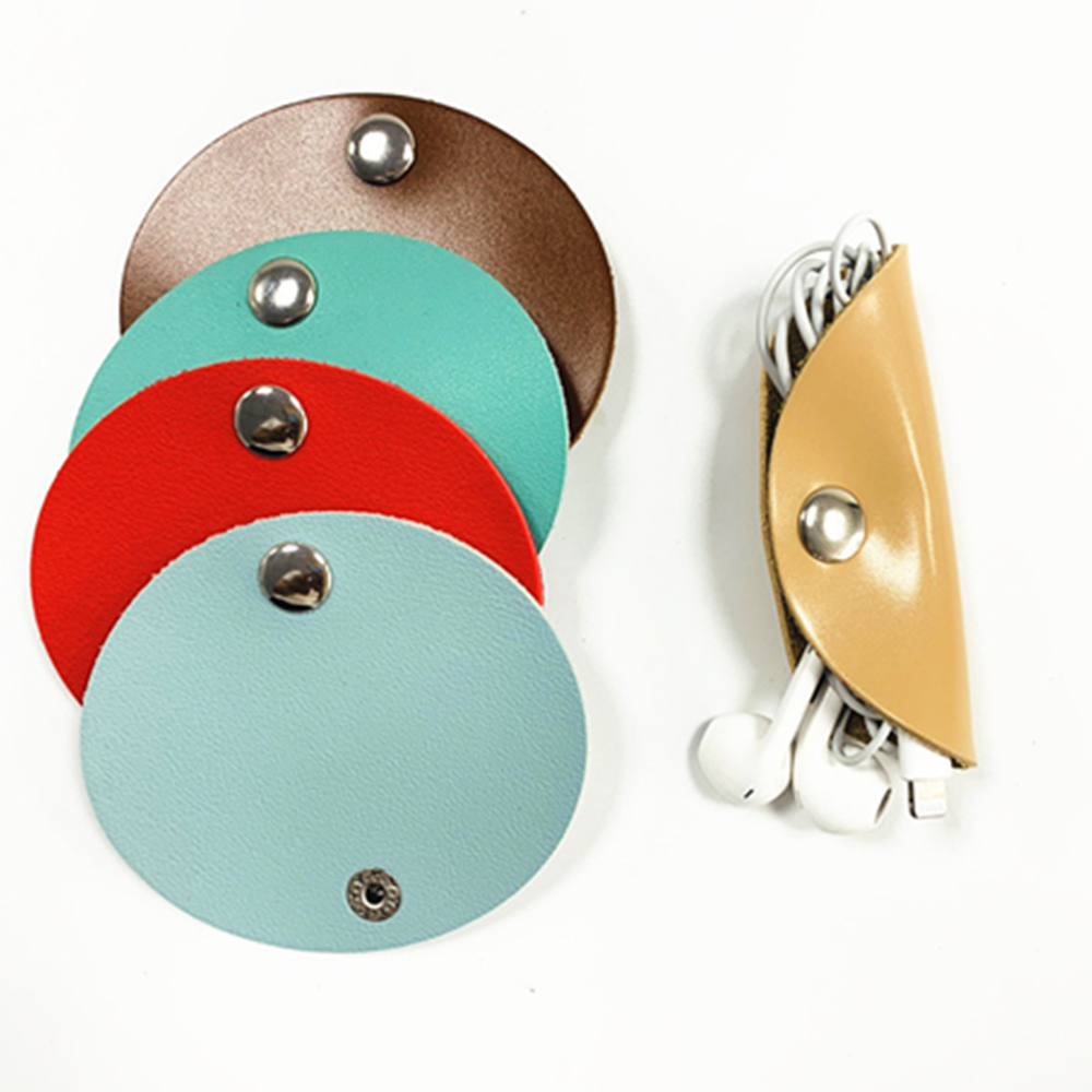 PU Leather Cable Cord Organizer 4