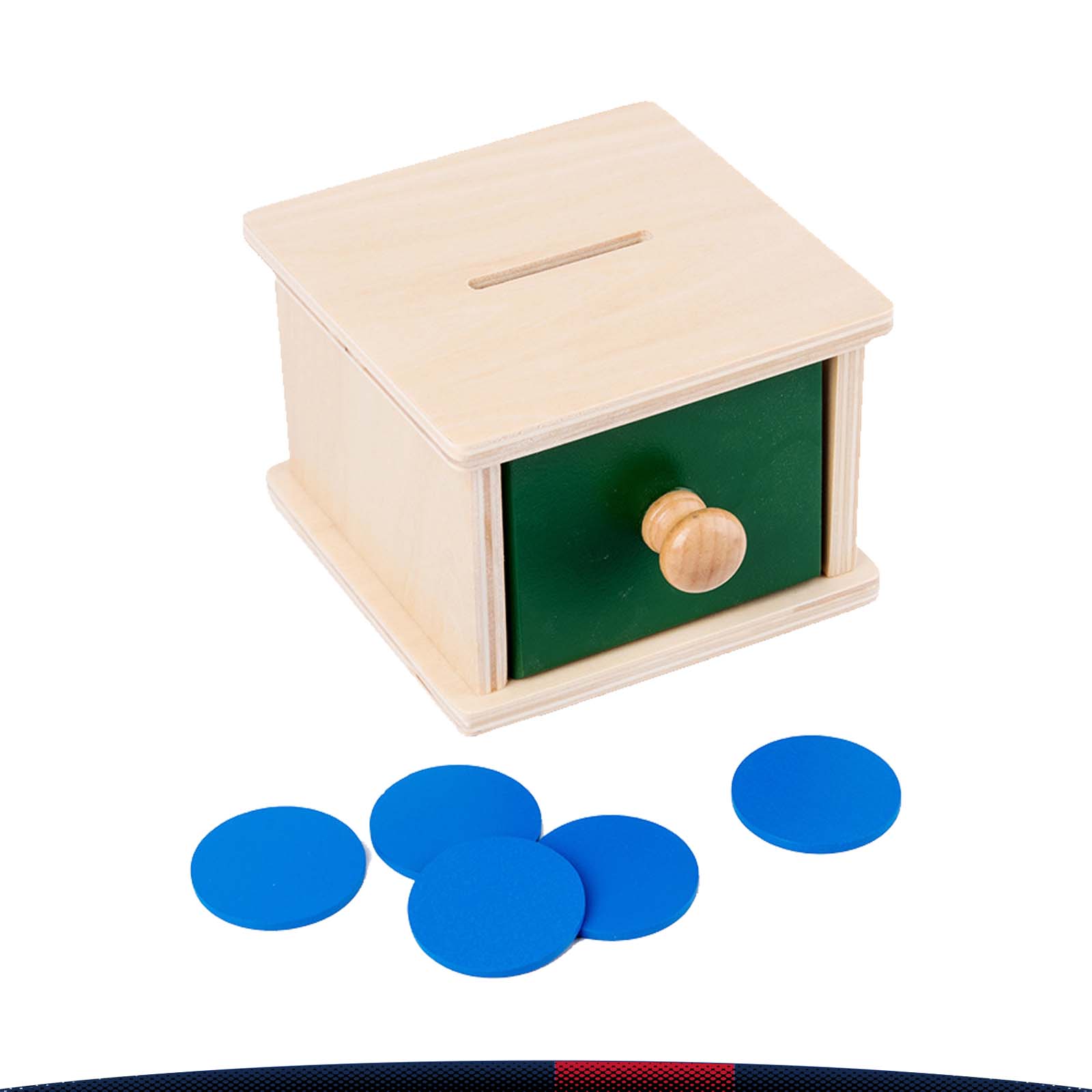 Wooden Ball Coin Box 3