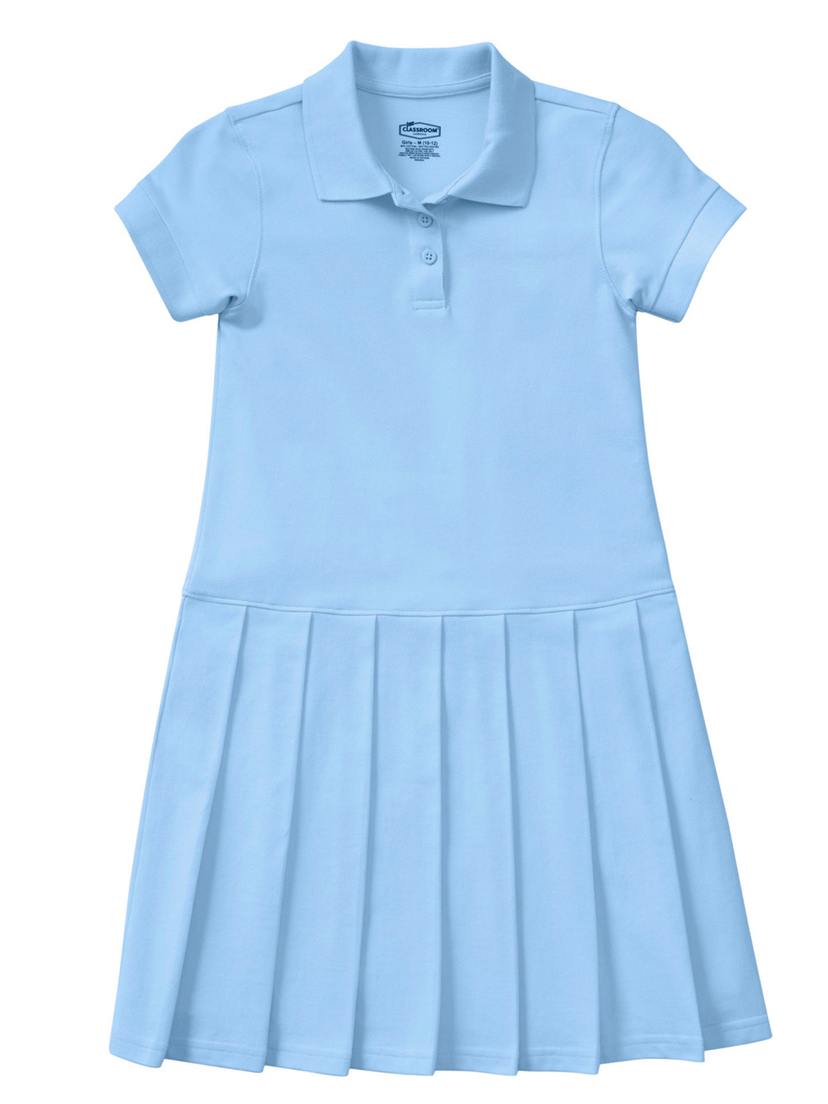 Classroom Uniforms - Girls' Pique Polo Dress for Youth 3