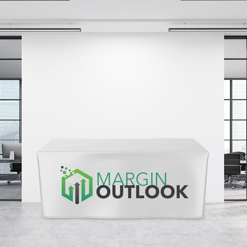 8FT Fitted Trade Show Table Cover - Full Color Imprint 7