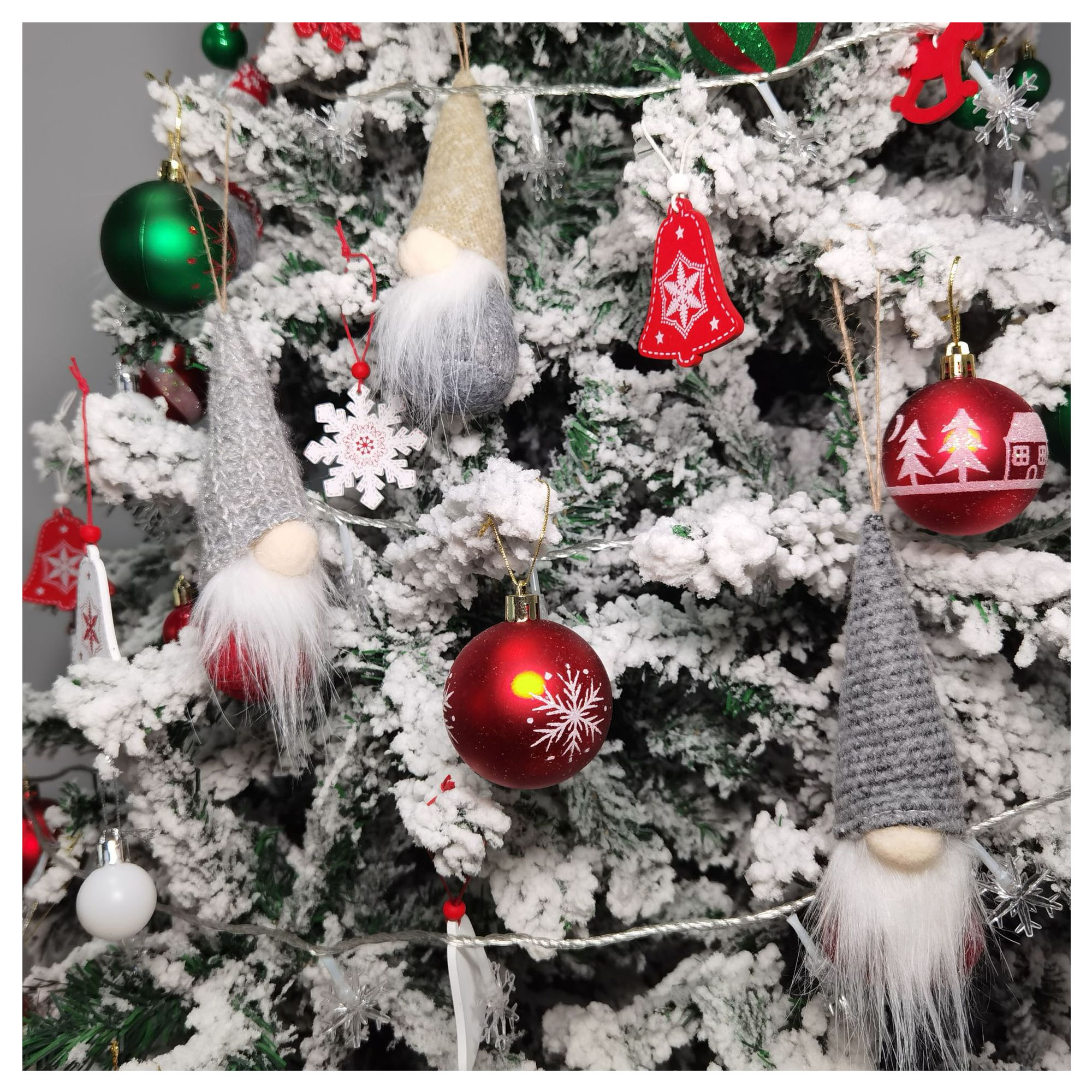 Wool Handcrafted Holiday Gnome Ornaments 7