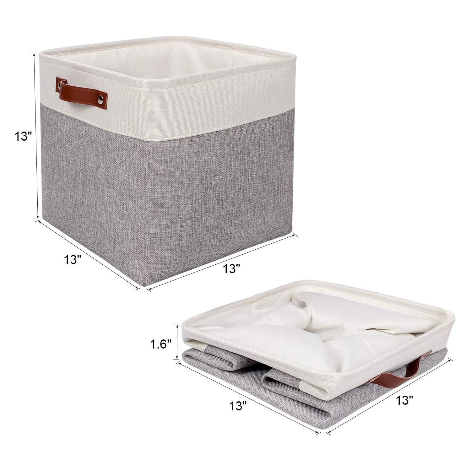 Storage Bins With Hard Bottom 7