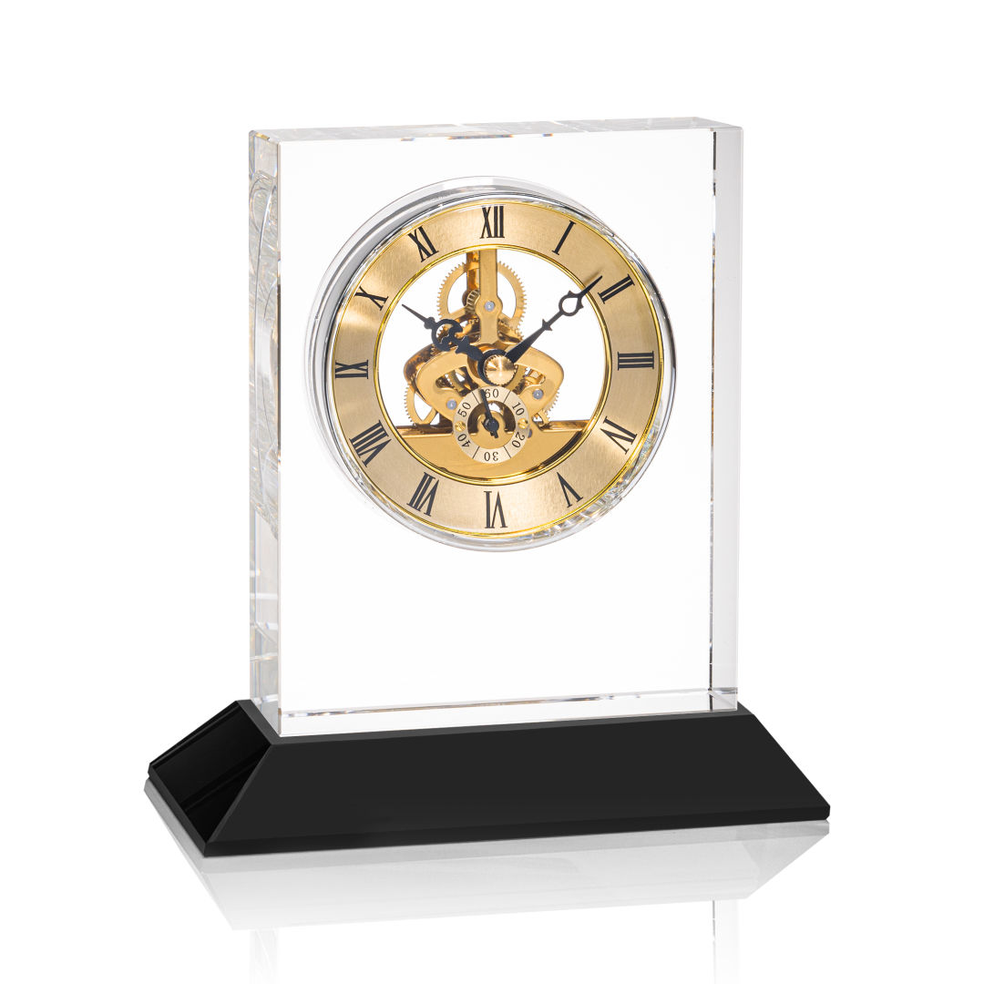 Ashland Clock on Base - Gold Dial 5