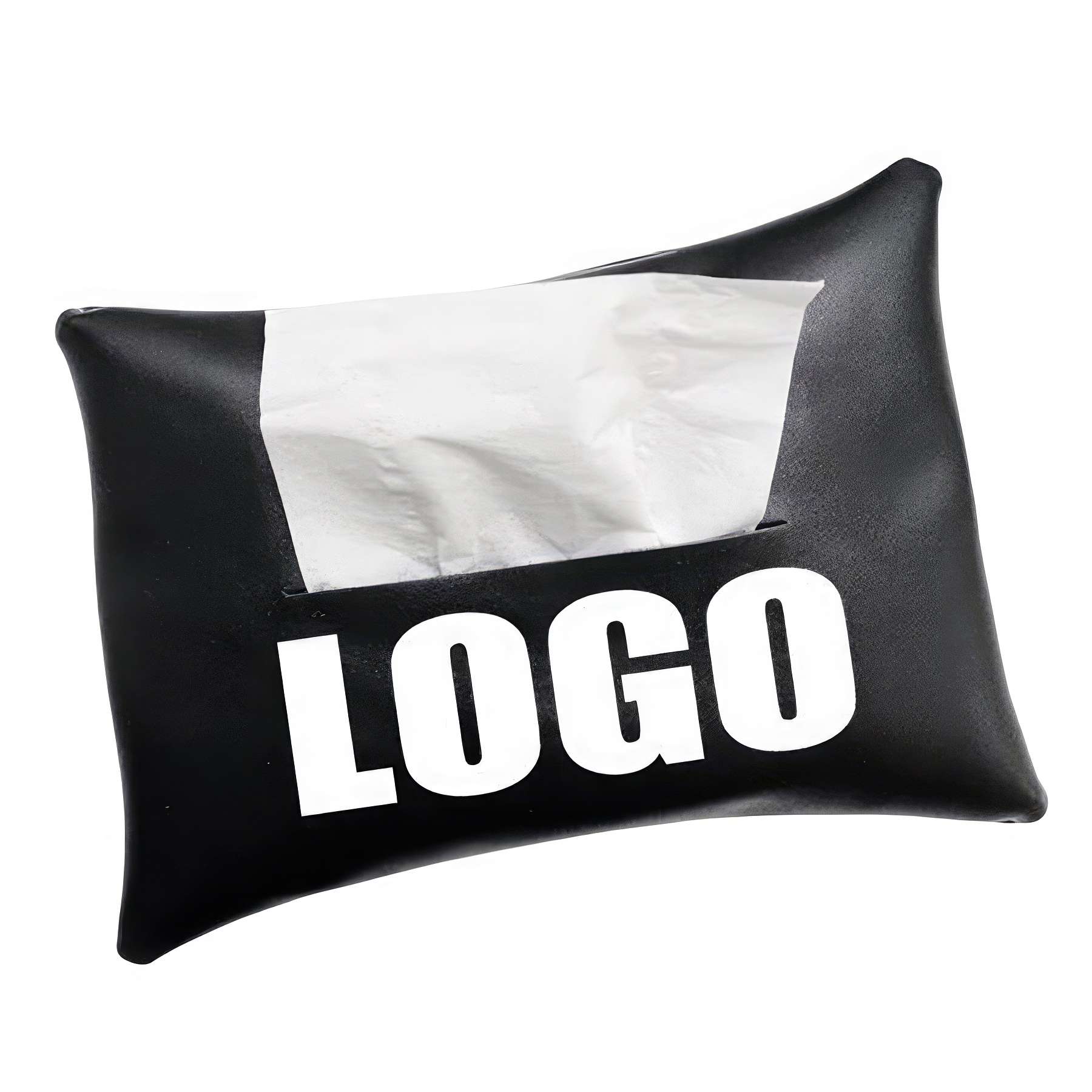 Custom PU Leather Car Napkin Case &Restaurant Tissue Box 2